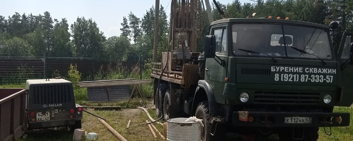 Бурение скважин в Ленинградской области